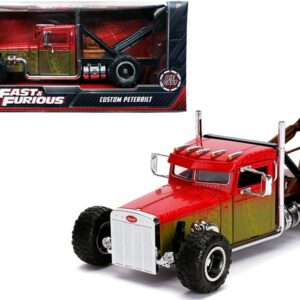 Custom Peterbilt Tow Truck “Fast & Furious” Series 1/24 Diecast Model by Jada