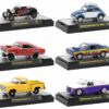 “Auto-Thentics” 6 piece Set Release 83 IN DISPLAY CASES Limited Edition 1/64 Diecast Model Cars by M2 Machines