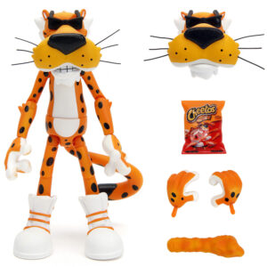 Chester Cheetah 5.5″ Figure with Accessories and Alternate Head and Hands “Cheetos Crunchy” model by Jada