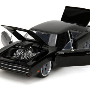 1970 Dodge Charger R/T Black “Fast X” (2023) Movie “Fast & Furious” Series 1/24 Diecast Model Car by Jada