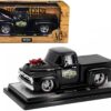 1956 Ford F-100 Pickup Truck Matt Black “Lunati Bootlegger” Limited Edition to 6550 pieces Worldwide 1/24 Diecast Model Car by M2 Machines