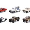 Hollywood Special Edition Fall Guy Stuntman Association “The Fall Guy” (1981-1986) TV Series Set of 6 pieces 1/64 Diecast Model Cars by Greenlight