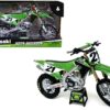 Kawasaki KX450SR Dirt Bike Motorcycle #21 Jason Anderson Green and Black “Kawasaki Racing Team” 1/6 Model by New Ray