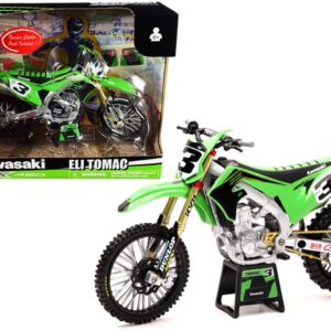 Kawasaki KX 450 #1 Eli Tomac Green 1/12 Diecast Motorcycle Model by New Ray