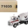 Western Star 4700 SB Concrete Mixer Truck White 1/50 Diecast Model by Diecast Masters