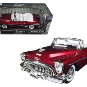 1953 Buick Skylark Burgundy 1/18 Diecast Model Car by Motormax