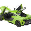 Mclaren 675LT Napier Green with Black Wheels 1/18 Model Car by Autoart