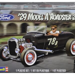 Level 5 Model Kit 1929 Ford Model A Roadster 2-in-1 Kit 1/25 Scale Model by Revell