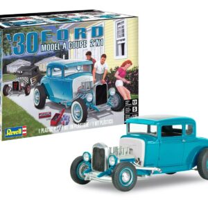 Level 5 Model Kit 1930 Ford Model A Coupe 2-in-1 Kit 1/25 Scale Model by Revell