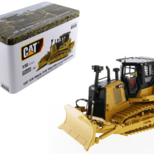 CAT Caterpillar D7E Track Type Tractor Dozer in Pipeline Configuration with Operator “High Line Series” 1/50 Diecast Model by Diecast Masters