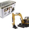 CAT Caterpillar 309 CR Next Generation Mini Hydraulic Excavator with Work Tools and Operator “High Line” Series 1/50 Diecast Model by Diecast Masters