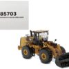 CAT Caterpillar 966M Wheel Loader with Operator (Dirty Version) “Weathered” Series 1/50 Diecast Model by Diecast Masters