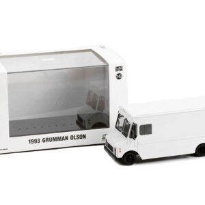 1993 Grumman Olson Van White 1/43 Diecast Model Car by Greenlight