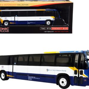 1999 TMC RTS Transit Bus #99 Journal Square Coach USA “Red & Tan in Hudson County” (New...