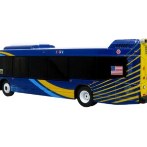 Nova Bus LFSd Transit Bus MTA New York City (MTA NY) “Q3 JFK Airport” Limited Edition to 504 pieces Worldwide 1/87 (HO) Diecast Model by Iconic Replicas