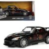 Johnny’s 2001 Honda S2000 Black with Graphics “Fast & Furious” Movie 1/24 Diecast Model Car by Jada