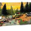 “Overland Off-Road” Diorama with Forest Background for 1/64 Scale Models by American Diorama