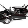 1967 Chevrolet Camaro Z/28 Royal Plum with White Stripes “Muscle Car & Corvette Nationals” (MCACN) 1/18 Diecast Model Car by Auto World