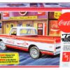 Skill 3 Model Kit 1972 Chevrolet Fleetside Pickup Truck with Vending Machine “Coca-Cola” 1/25 Scale Model by AMT