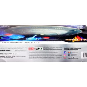 Skill 2 Model Kit U.S.S. Enterprise NCC-1701-C Space Ship “Star Trek: The Next Generation” (1987) TV Series 1/1400 Scale Model by AMT