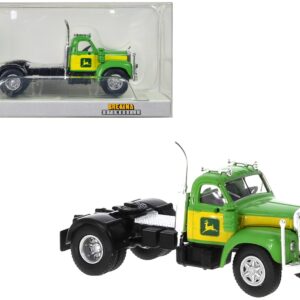 1953 B-61 Truck Tractor Green and Yellow “John Deere” 1/87 (HO) Scale Model Car by Brekina