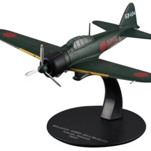 Mitsubishi A6M2B (Zero Model 21) Aircraft “Tetsuzo Iwamoto 253rd Naval Flying Group” Imperial Japanese Navy Air Service 1/72 Diecast Model by DeAgostini