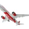 Airbus A350-900 Commercial Aircraft with Flaps Down “Air India” (VT-JRH) White with Striped Tail “Gemini 200” Series 1/200 Diecast Model Airplane by GeminiJets