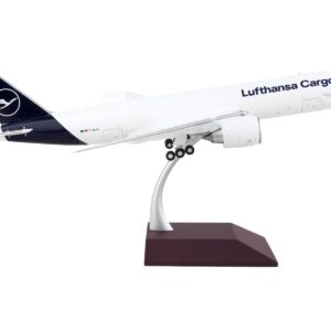 Boeing 777F Commercial Aircraft “Lufthansa Cargo” White with Blue Tail “Gemini 200 – Interactive” Series 1/200 Diecast Model Airplane by GeminiJets