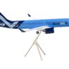 Airbus A220-300 Commercial Aircraft “Breeze Airways” Blue “Gemini 200” Series 1/200 Diecast Model Airplane by GeminiJets