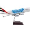 Airbus A380-800 Commercial Aircraft “Emirates Airlines – Dubai Expo 2020” White with Blue Graphics “Gemini 200” Series 1/200 Diecast Model Airplane by GeminiJets