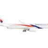 Airbus A350-900 Commercial Aircraft “Malaysia Airlines” White with Red and Blue Graphics 1/400 Diecast Model Airplane by GeminiJets