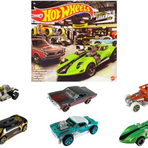 “Hot Wheels Legends” 6 piece Set Diecast Model Cars by Hot Wheels