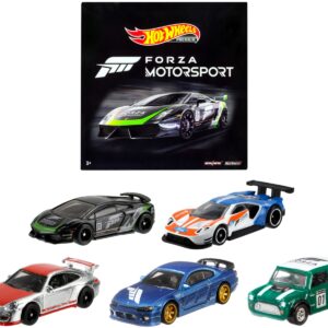 “Forza Motorsport” 5 piece Set Diecast Model Cars by Hot Wheels