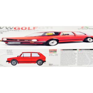 Skill 3 Model Kit 1976-78 Volkswagen Golf GTI First Series 1/24 Scale Model by Italeri