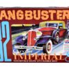 Skill 2 Model Kit 1932 Chrysler Imperial Eight with Police Motorcycle and 2 Gangster Figurines “Gangbusters” 1/25 Scale Model by MPC