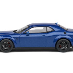 2018 Dodge Challenger SRT Demon Electric Blue Pearl 1/43 Diecast Model Car by Solido