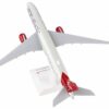 Airbus A350-1000 Commercial Aircraft “Virgin Atlantic Airways” (G-VXWB) Gray with Red Tail (Snap-Fit) 1/200 Plastic Model by Skymarks