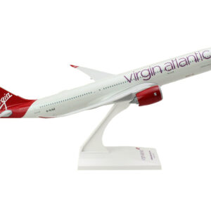 Airbus A330-900 Commercial Aircraft “Virgin Atlantic” (G-VJAZ) Gray with Red Tail (Snap-Fit) 1/200 Plastic Model by Skymarks