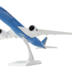 Airbus A350-900 Commercial Aircraft “ITA Airways” Blue with Striped Tail (Snap-Fit) 1/200 Plastic Model by Skymarks