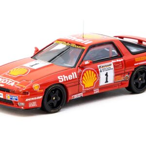 Toyota Supra Turbo (MA70) RHD (Right Hand Drive) #1 Chris Hodgetts “British Touring Car Championship” (1988) “Hobby64” Series 1/64 Diecast Model Car by Tarmac Works