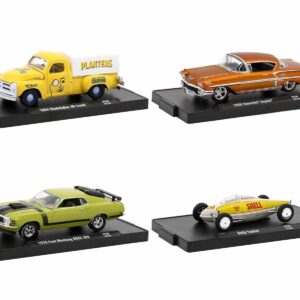 “Auto-Drivers” Set of 4 pieces in Blister Packs Release 105 Limited Edition to 9600 pieces Worldwide 1/64 Diecast Model Cars by M2 Machines