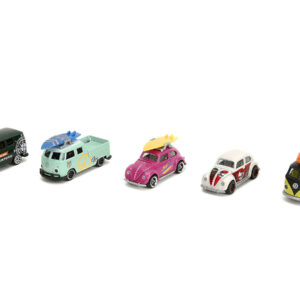 Volkswagen The Originals (2024) 5 piece Set 1/64 Diecast Model Cars by Majorette