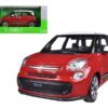 2013 Fiat 500L Red 1/24 Diecast Car Model by Welly