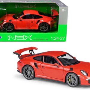 Porsche 911 GT3 RS Orange 1/24-1/27 Diecast Model Car by Welly