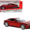 Ferrari Roma Red Metallic “Race + Play” Series 1/24 Diecast Model Car by Bburago