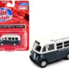 International Metro Van Dark Blue Metallic and White “City Wide Jitney Service” 1/87 (HO) Scale Model Car by Classic Metal Works