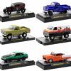 “Auto-Thentics” 6 piece Set Release 92 IN DISPLAY CASES Limited Edition 1/64 Diecast Model Cars by M2 Machines