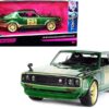 1973 Nissan Skyline 2000GT-R (KPGC110) #73 Green Metallic with Gold Stripes “Tokyo Mod” Series 1/24 Diecast Model Car by Maisto