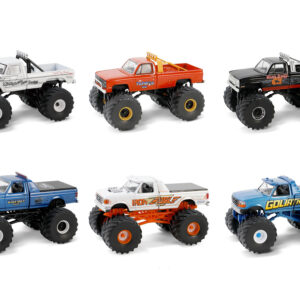 “Kings of Crunch” Set of 6 Monster Trucks Series 15 1/64 Diecast Model Trucks by Greenlight