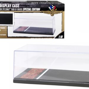 Special Edition Collectible Display Show Case for 1/18 Car Models with Plastic Base Yard of Bricks “Indianapolis Motor Speedway” by Greenlight